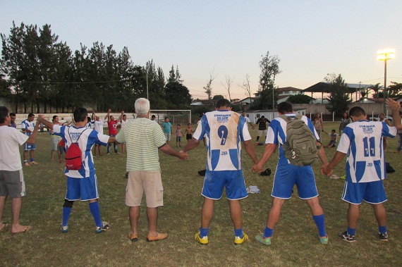 Comemoração classificação Torcida Dona Adélia